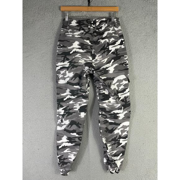 Lot of 2‎ VIP Camo & Olive Green Joggers Size 9/29 Stretch Cotton Cargo Pants - Picture 7 of 9
